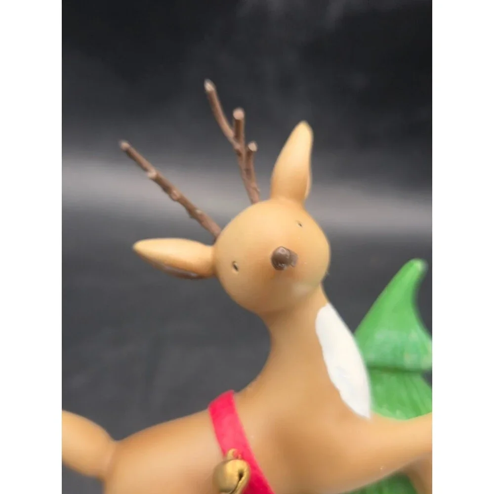 Reindeer Donner Cast Iron and Resin Christmas Stocking Holder